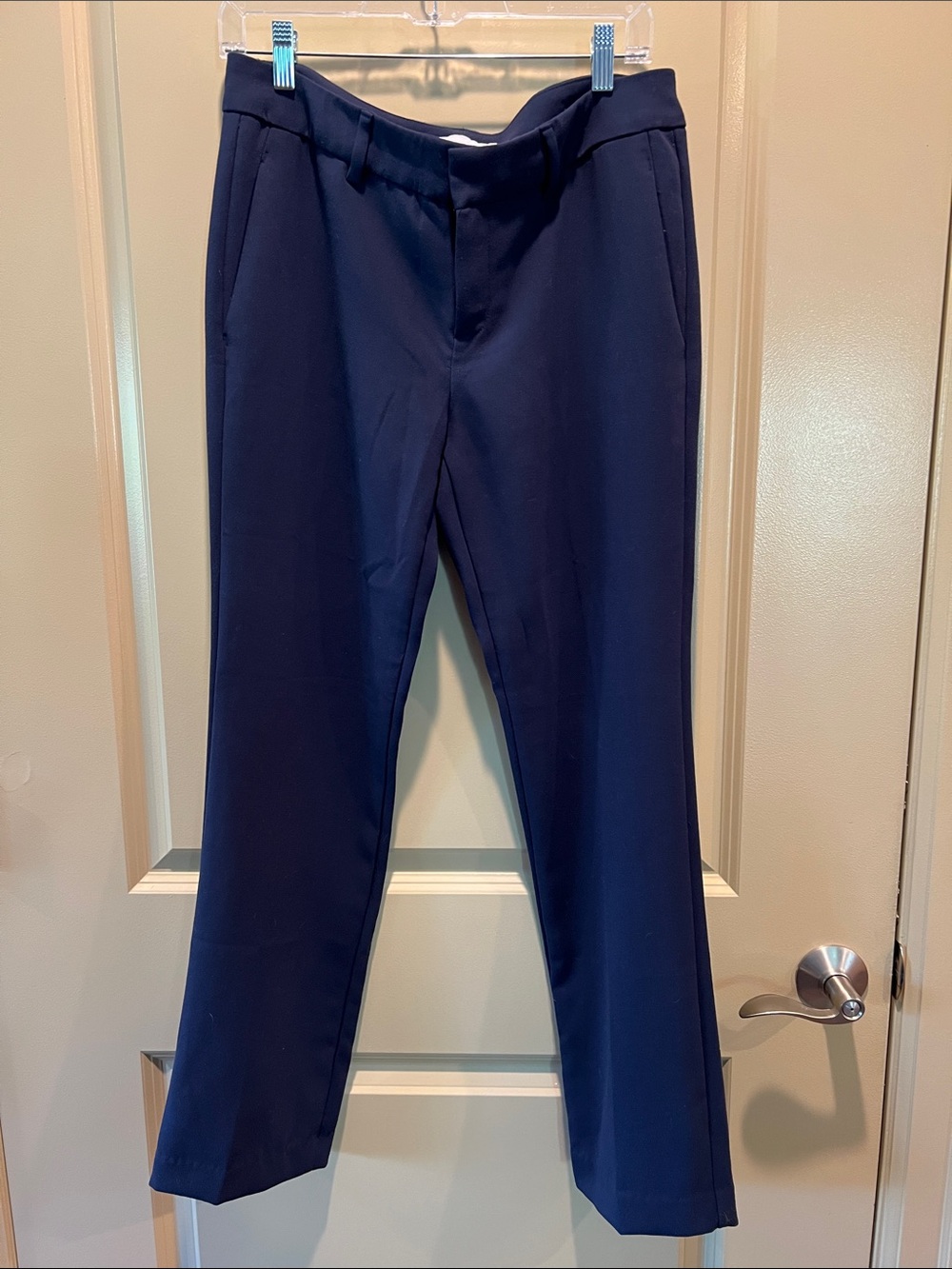 Old Navy Navy Straight-Leg Women's Trousers